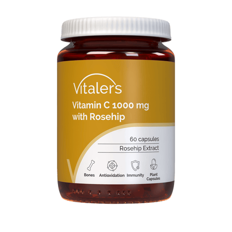 Vitaler's Vitamin C with Rosehip 1000 mg - 60 Capsules