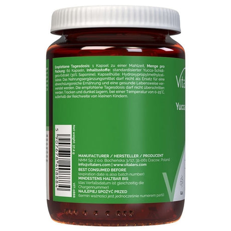Vitaler's Yucca (Yucca schidigera) 500 mg - 60 Capsules