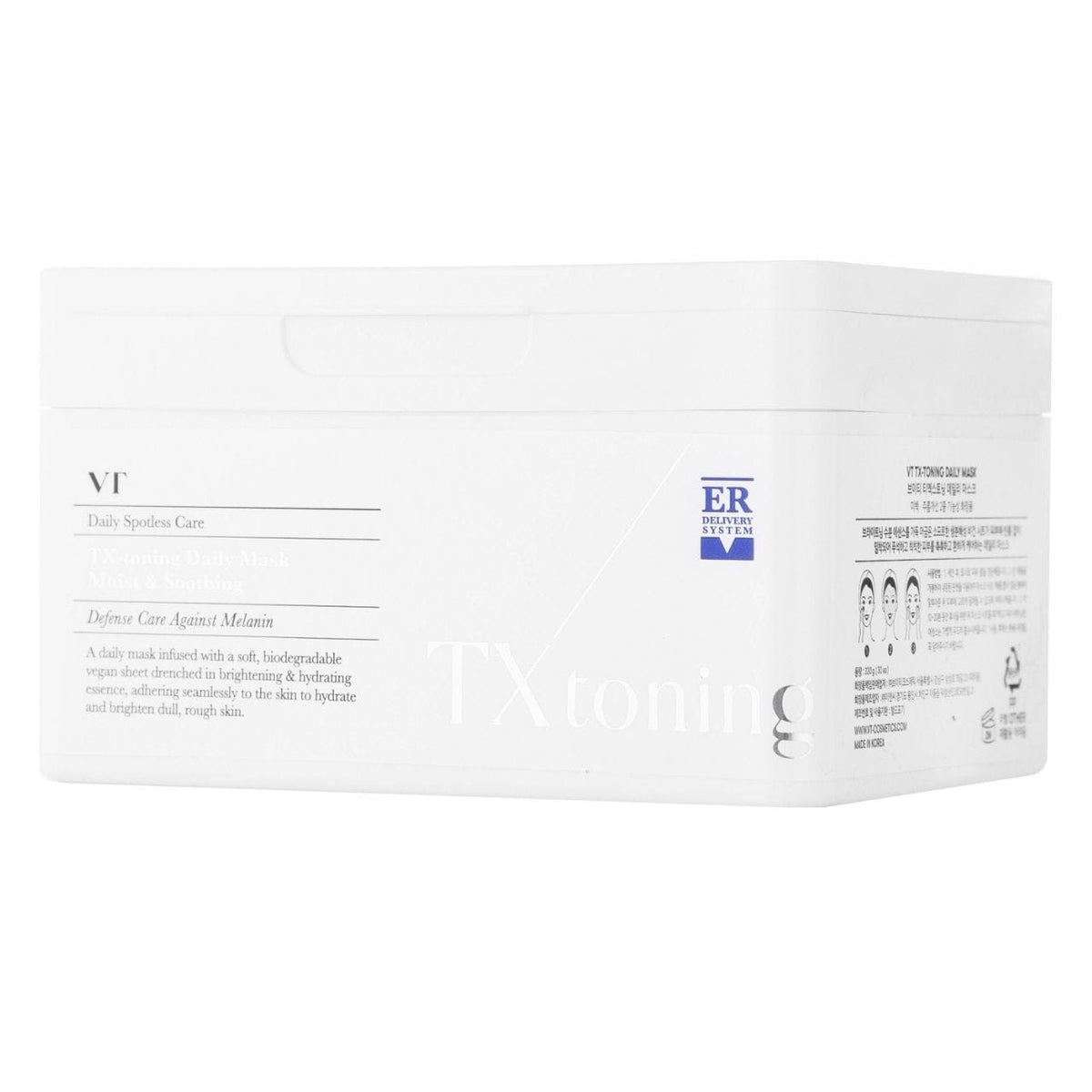 VT Cosmetics TX-toning Set of Brightening Sheet Masks - 30 Pieces – Medpak