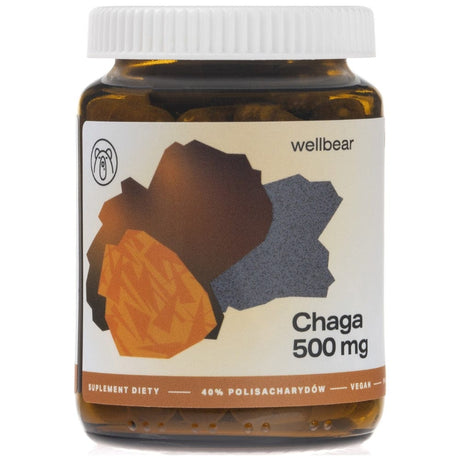 Wellbear Chaga 500 mg - 60 Capsules
