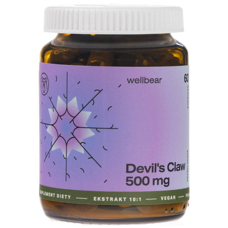 Wellbear Devil's Claw 500 mg - 60 Capsules