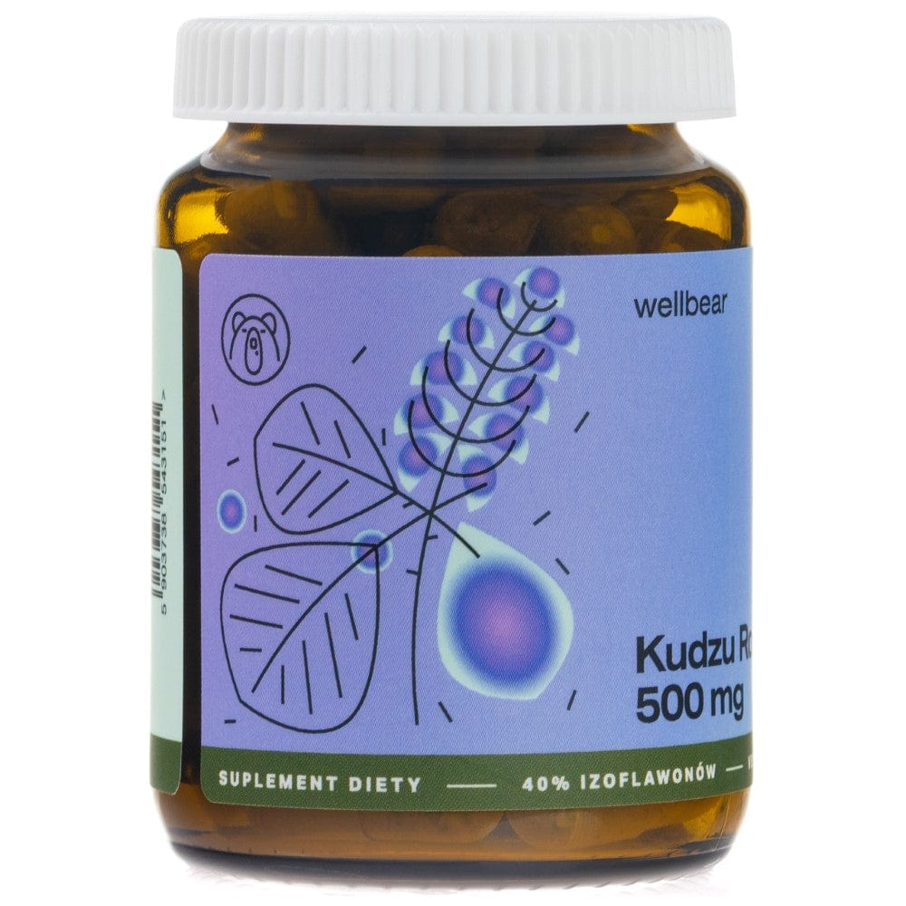 Wellbear Kudzu Root 500 mg - 60 Capsules