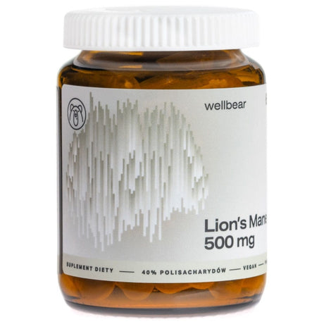 Wellbear Lion's Mane 500 mg - 60 Capsules