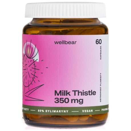Wellbear Milk Thistle 350 mg - 60 Capsules