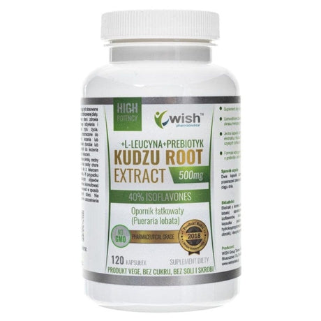 Wish Kudzu Root Extract 500 mg - 120 Capsules