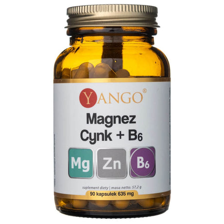 Yango Magnesium + Zinc + B6 - 90 Capsules