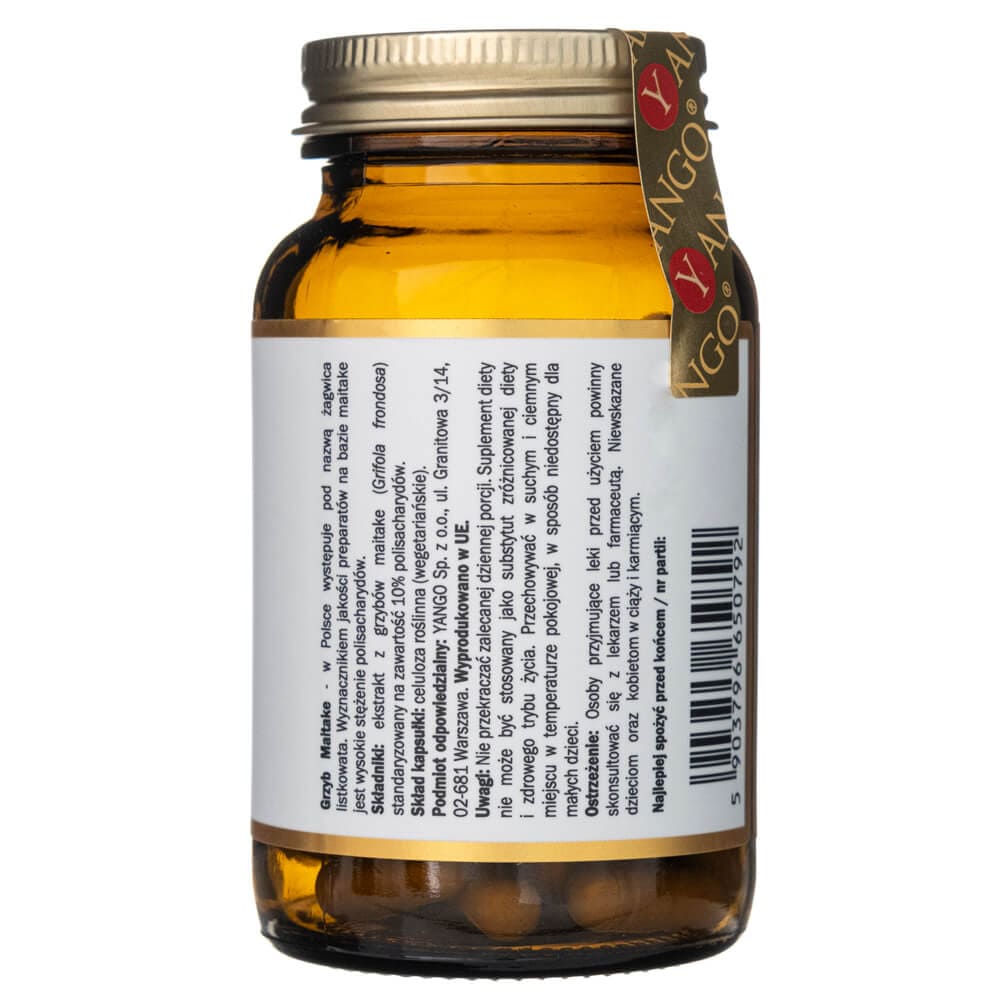 Yango Maitake Extract 10% Polysaccharides. - 90 Capsules