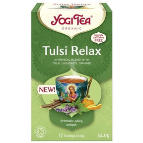 Yogi Tea Tulsi Relax, Spicy and Fruity - 17 Sachets