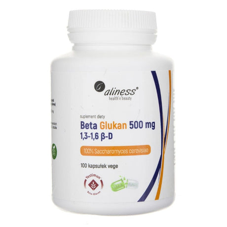 Aliness Beta Glucan Yestimun® 1,3-1,6 β-D 500 mg - 100 Veg Capsules