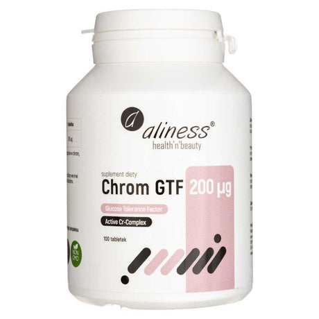 Aliness Chromium GTF 200 mcg - 100 Tablets