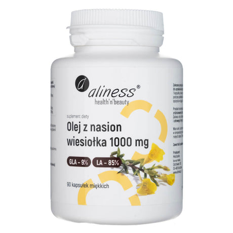 Aliness Evening Primrose Oil 9% 1000 mg - 90 Softgels