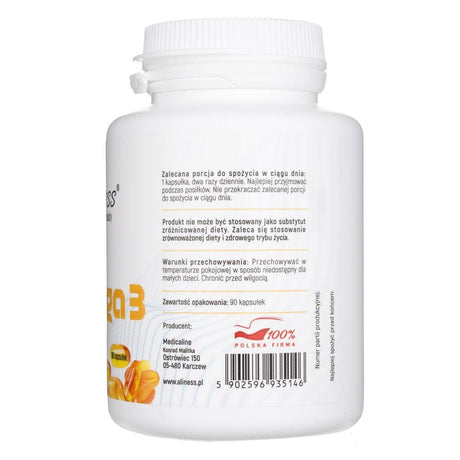 Aliness Fish Omega 3 - 90 Capsules