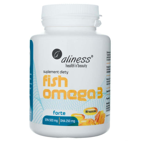 Aliness Fish Omega 3 FORTE 500 / 250 mg - 90 Capsules