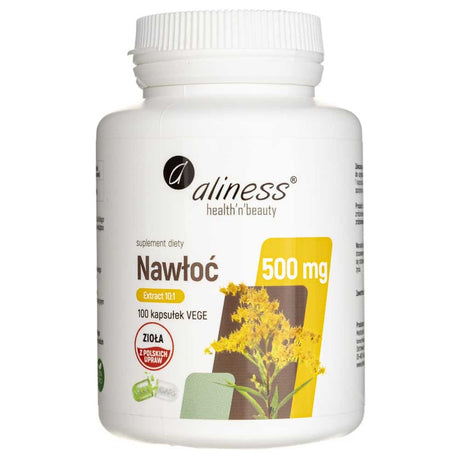 Aliness Goldenrod (Solidago virgaurea L.) 500 mg - 100 Veg Capsules