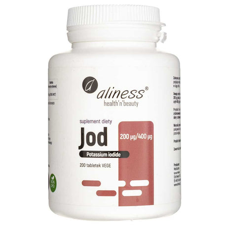 Aliness Iodine (Potassium Iodide) 200 mcg - 200 Tablets