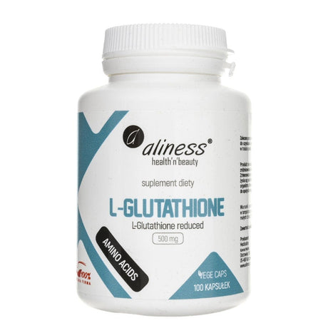Aliness L-Glutathione reduced 500 mg - 100 Veg Capsules