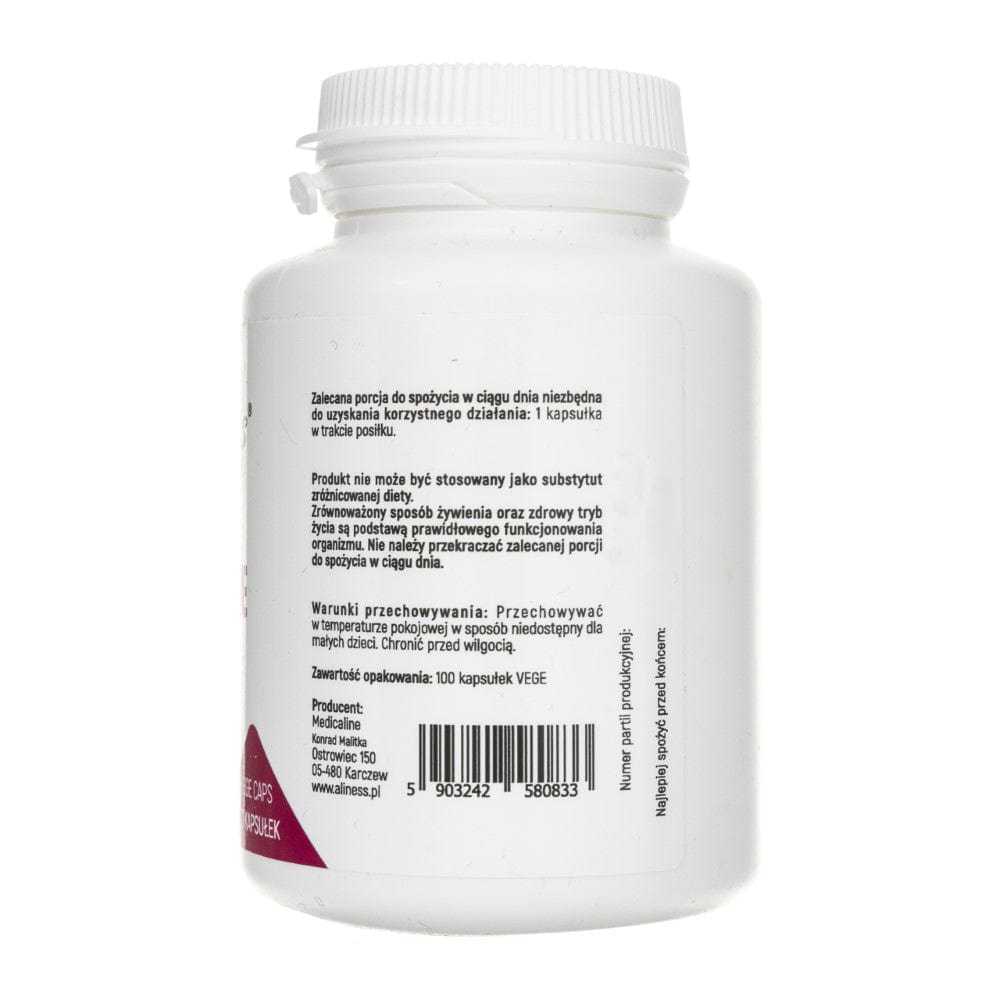 Aliness N-Acetyl-Tyrosine 500 mg - 100 Veg Capsules