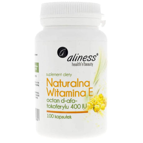 Aliness Natural Vitamin E 400 IU - 100 Capsules
