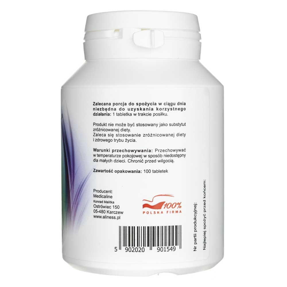 Aliness Organic Zinc Trio 15 mg - 100 Tablets