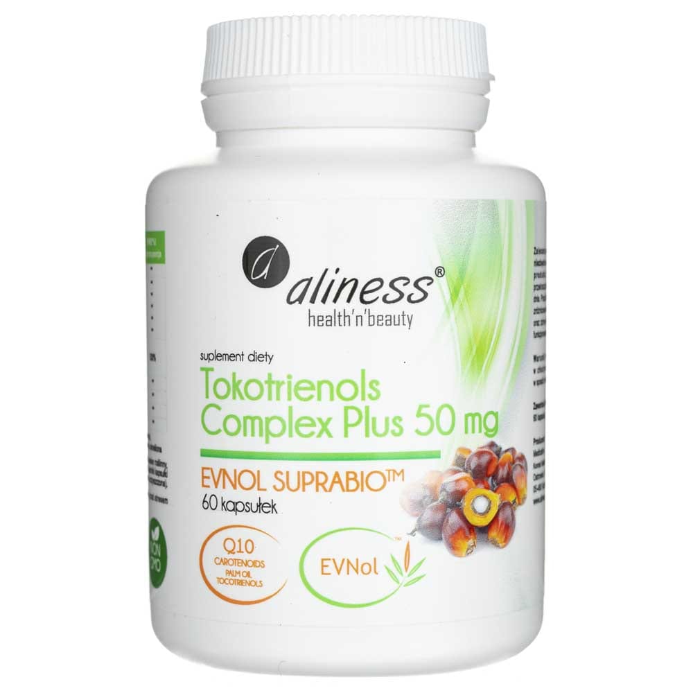 Aliness Tocotrienolos Complex Plus 50 mg - 60 Capsules