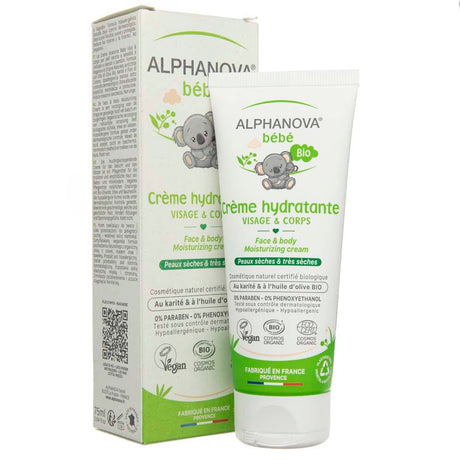 Alphanova Bebe Face & Body Moisturizing Cream - 75 ml