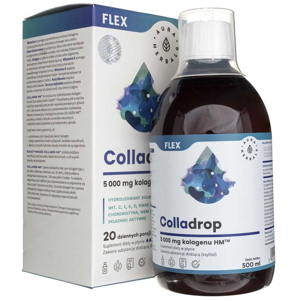 Aura Herbals Colladrop Flex - marine collagen 5000 mg - 500 ml – Medpak