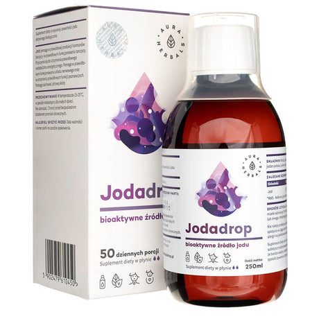 Aura Herbals Iodadrop - a bioactive source of iodine, liquid - 250 ml