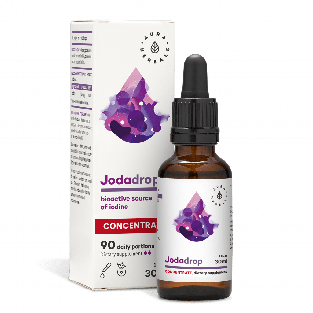 Aura Herbals Jodadrop – bioactive source of iodine, concentrate, drops - 30 ml
