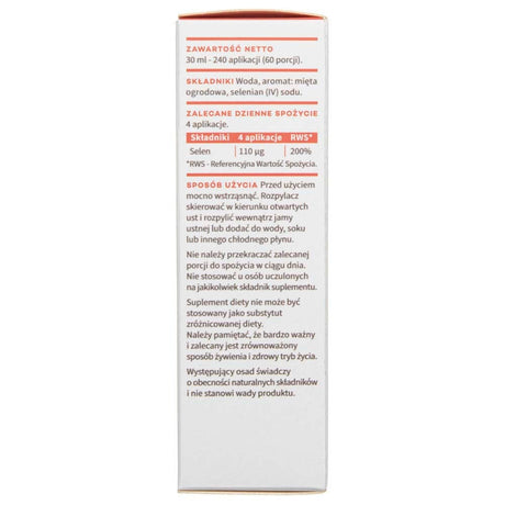 Aura Herbals Seledrop - Selenium 110 mcg sodium (IV) selenate, aerosol - 30 ml