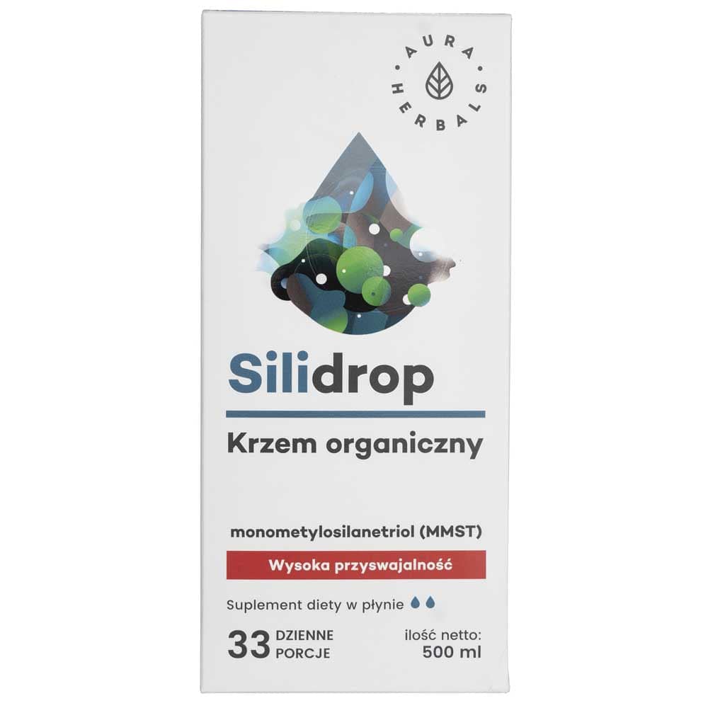 Aura Herbals Silidrop – organic silicon MMST liquid - 500 ml