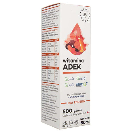 Aura Herbals Vitamin ADEK for the family, MCT, drops - 50 ml