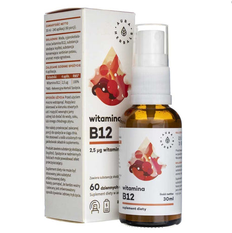 Aura Herbals Vitamin B12, aerosol - 30 ml