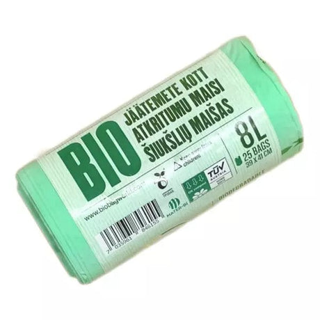 Biobag Biodegradable & Compostable Organic Waste Bags 8 L - 25 pcs.