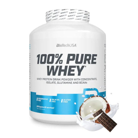 BioTech USA 100% Pure Whey, Coconut-Chocolate Flavoured - 2270 g