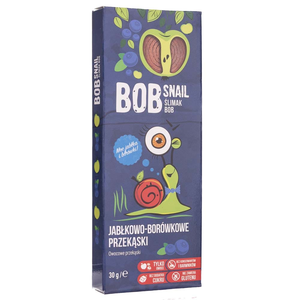 Bob Snail Apple and Blueberry Snack with No Added Sugar - 30 g