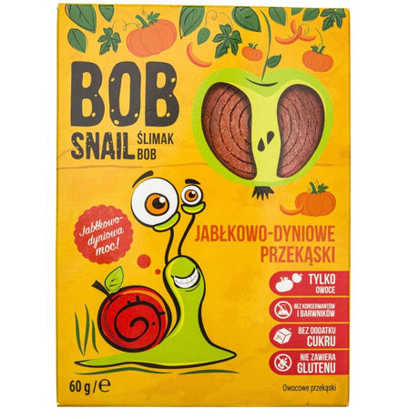 Bob Snail Apple and Pumpkin Snack with No Added Sugar - 60 g