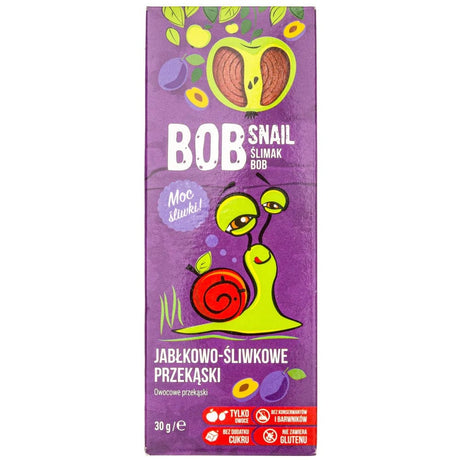 Bob Snail Apple & Plum Snack with No Added Sugar - 30 g