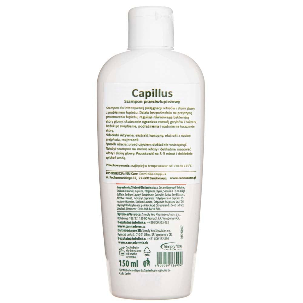 Cannaderm Capillus Anti-dandruff shampoo - 150 ml