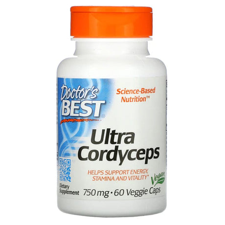 Doctor's Best Ultra Cordyceps 750 mg - 60 Veg Capsules