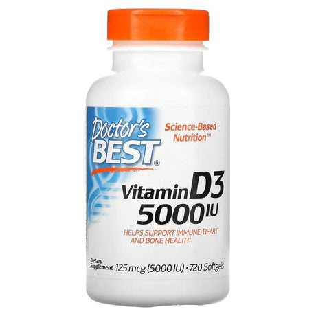 Doctor's Best Vitamin D3 5000 IU - 720 Softgels