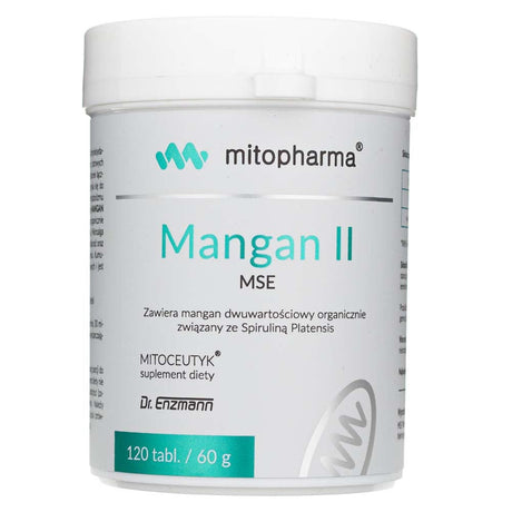 Dr Enzmann MSE divalent manganese - 120 Tablets