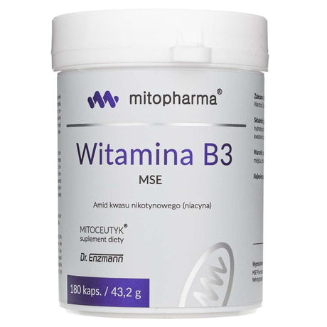 Dr Enzmann Vitamin B3 MSE - 180 Capsules