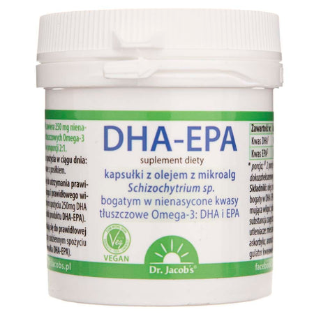 Dr. Jacob's DHA-EPA Algae Oil - 60 Capsules