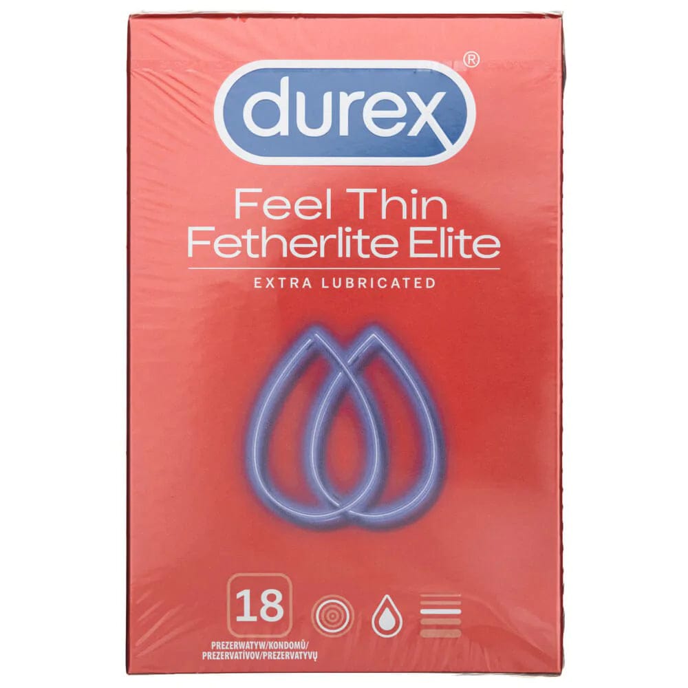 Durex Fetherlite Elite Condoms - 18 pieces