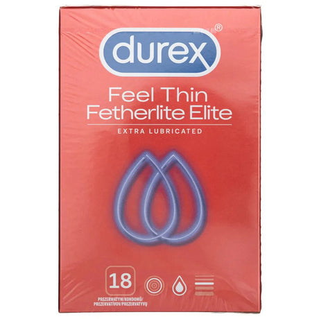 Durex Fetherlite Elite Condoms - 18 pieces