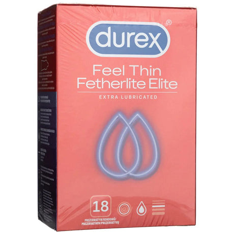 Durex Fetherlite Elite Condoms - 18 pieces