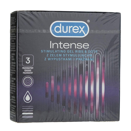 Durex Intense Orgasmic Condoms - 3 pieces