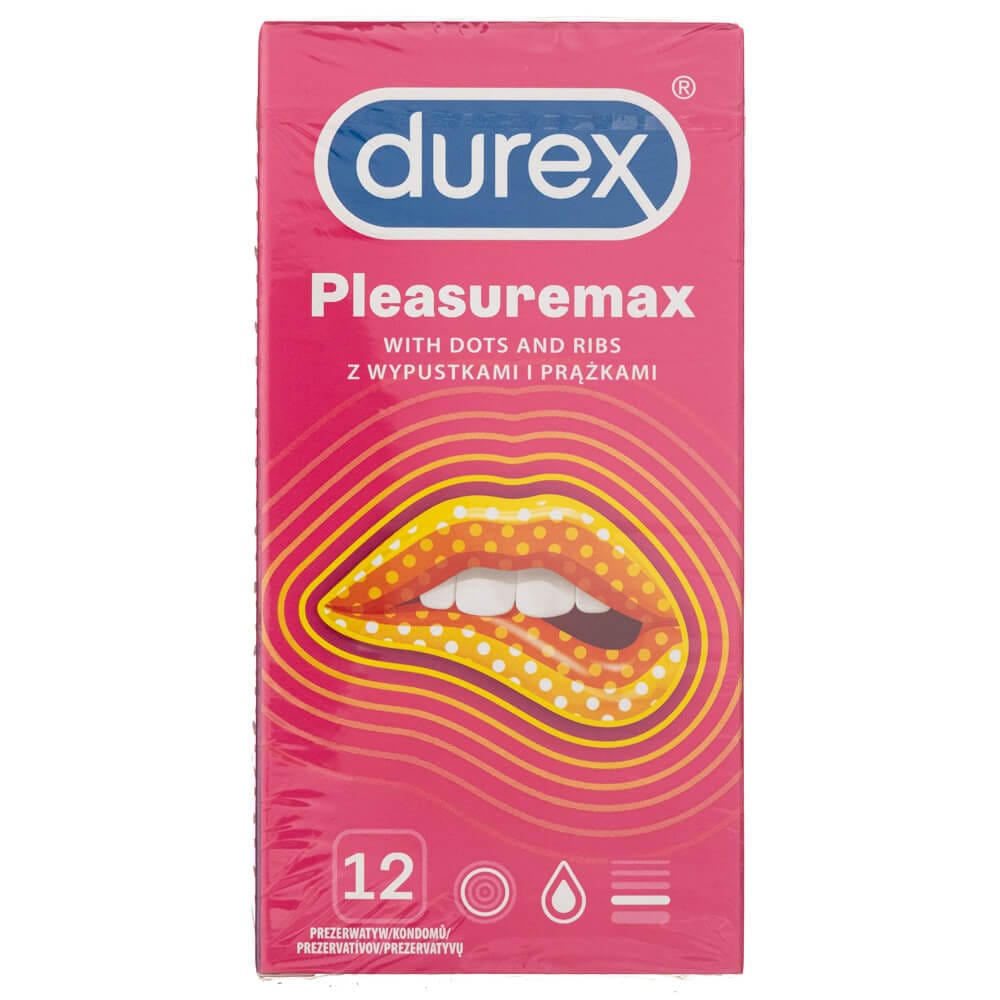 Durex Pleasuremax Condoms - 12 pcs.