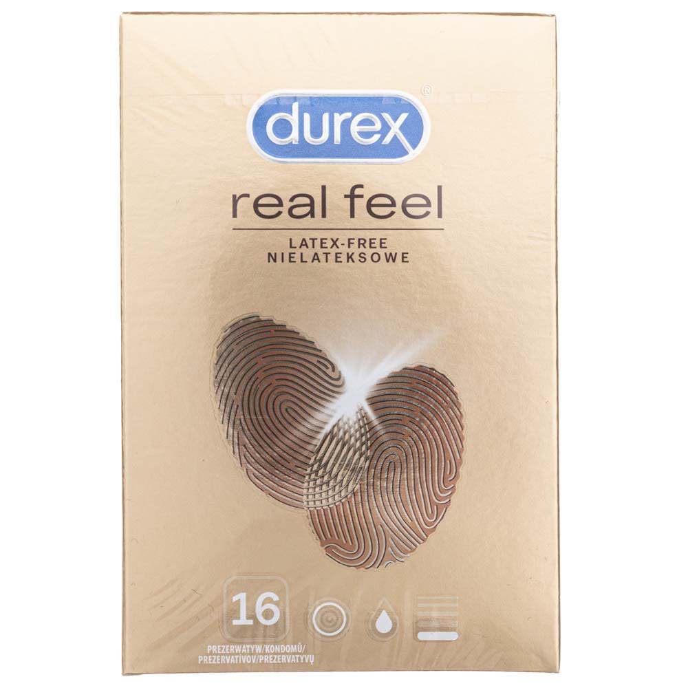 Durex Real Feel Condoms - 16 pieces