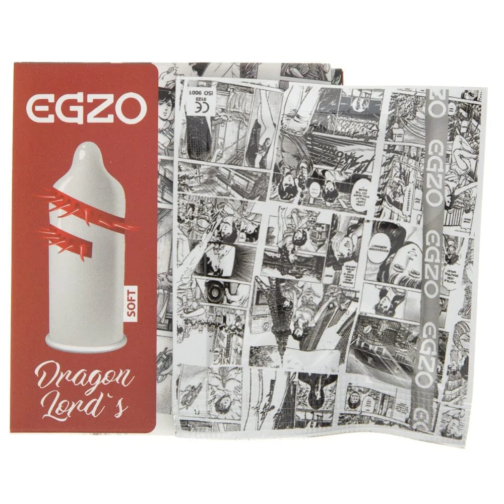 Egzo Dragon Lord's Condom with Soft Tabs - 1 piece